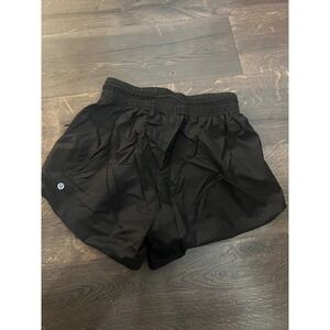 Lululemon Black Speed Up Shorts Athletic Running Workout Size 6